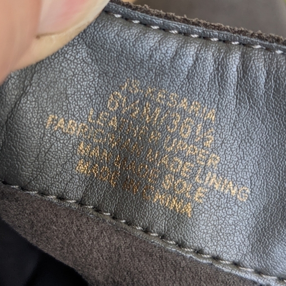 JESSICA Simpson Grey Suede Leather Booties 6.5 Chelsea side zip - Picture 6 of 9